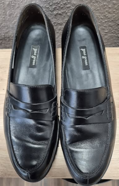 Loafers " Paul Green " Größe 38 in Schwarz/Leder – Bild 2