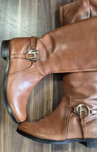 Stiefel " Högl " Größe 38 in Cognac/Leder – Bild 2