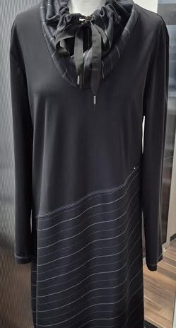 Kleid “ Mc Planet “ Größe 40 in Schwarz/Dunkelblau/Grau gestreift