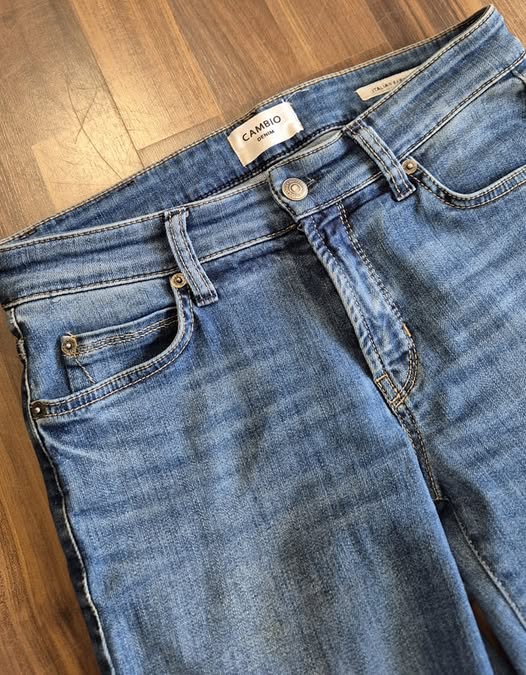 Jeans " Cambio " Größe 36 in Blau 92% Baumwolle – Bild 2