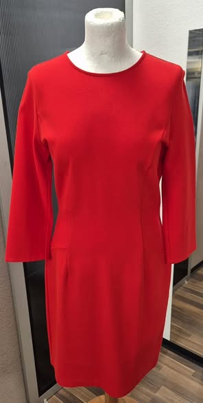 Kleid " OUI " Größe 38 in Rot 66% Viscose