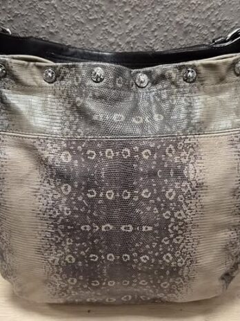 Tasche “ Furla “ in Schlamm/Braun Leder Breite ca 34cm Höhe ca 35cm