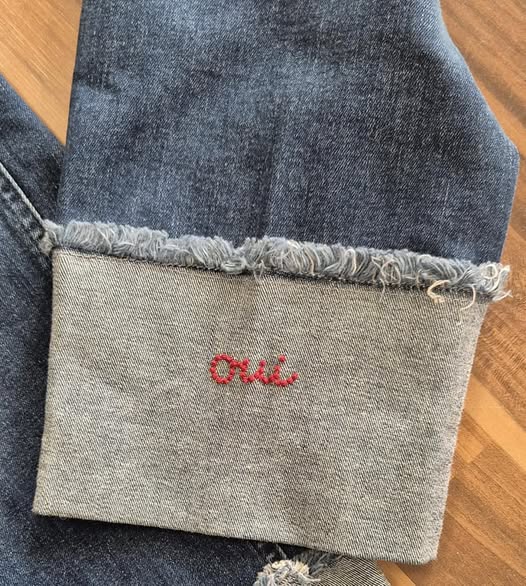 Jeans " OUI " Größe 38 in Blau 98% Baumwolle – Bild 4