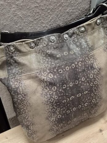 Tasche “ Furla “ in Schlamm/Braun Leder Breite ca 34cm Höhe ca 35cm