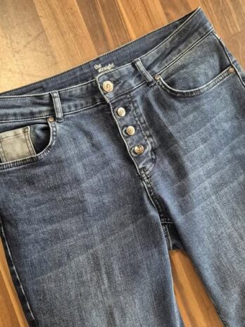 Jeans “ OUI “ Größe 38 in Blau 98% Baumwolle