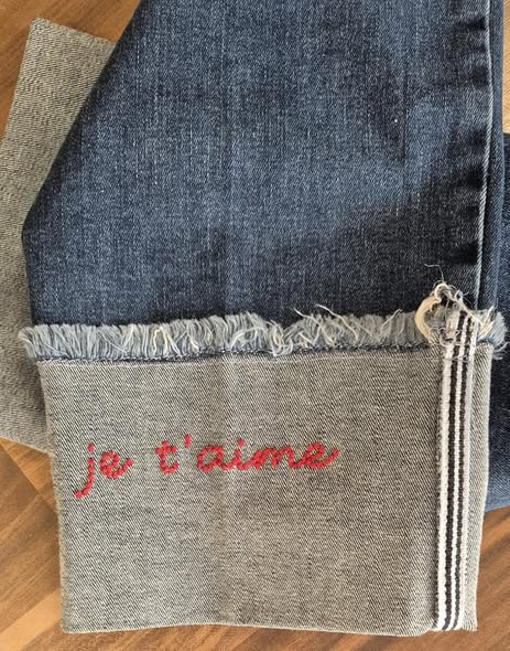 Jeans " OUI " Größe 38 in Blau 98% Baumwolle – Bild 3