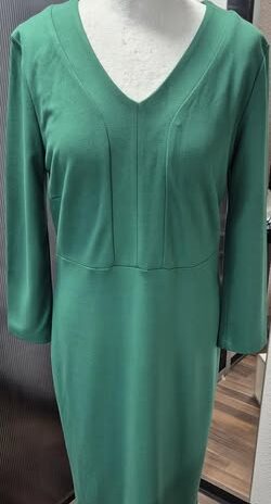 Kleid “ More & More “ Größe 40 in Smaragdgrün 70% Viscose