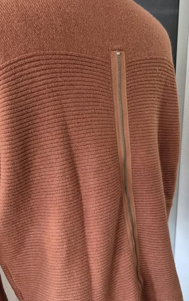 Pulli " Please " Größe 38 in Terracotta 50% Viscose – Bild 2