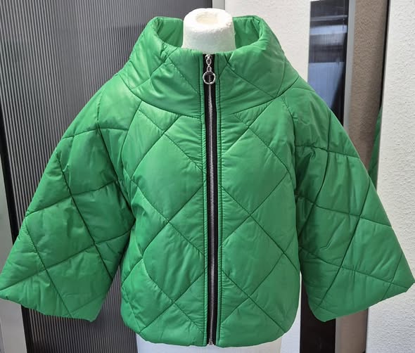 Steppjacke " Made in Italy " Größe 38 in Giftgrün