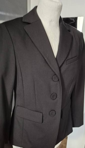 Blazer " Luisa Cerano " Größe 36 in Schwarz 59% Viscose – Bild 2