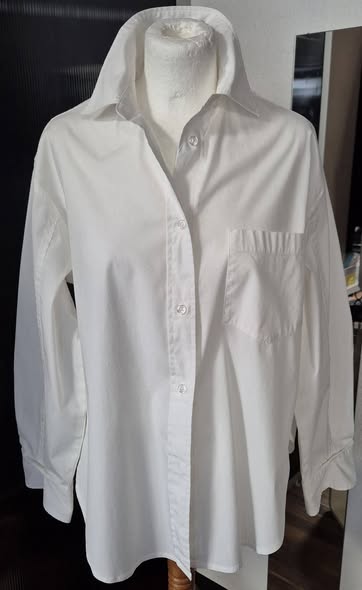 Bluse " Rossana Diva " Größe 38 in Weiß 75% Baumwolle