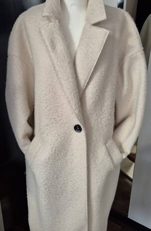 Mantel “ Zara “ Größe L/XL in Offwhite