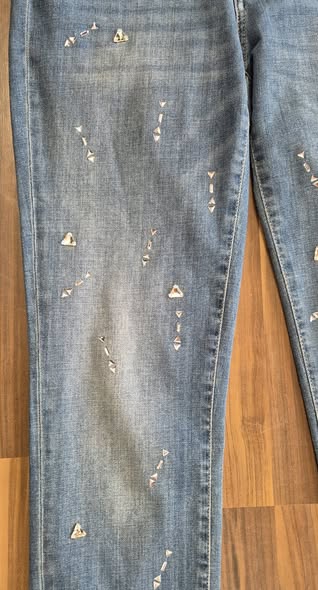 Jeans " Marccain Sports " Größe 36 (N2) in Blau bestickt 91% Baumwolle – Bild 3
