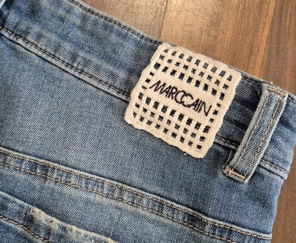 Jeans " Marccain Sports " Größe 36 (N2) in Blau bestickt 91% Baumwolle – Bild 4