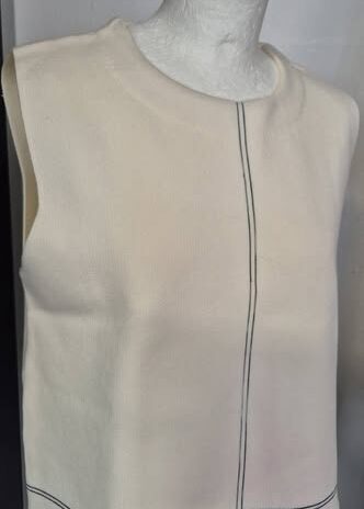 Pullunder “ Zara “ Größe L in Beige/Blau