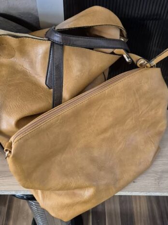 Tasche/Shopper/Extra Innentasche “ Made in Italy “ in Camel Breite ca 48cm Höhe ca 35cm
