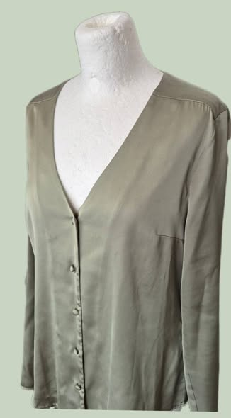 Bluse " Lawrence Grey " Größe 38 in Salbeigrün
