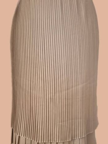Plisseerock “ Rene Lezard “ Größe 36/38 in Mocca