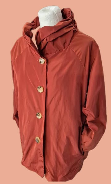 Blazer " Made in Italy " Größe OS (38-40/42) in Cognac – Bild 2