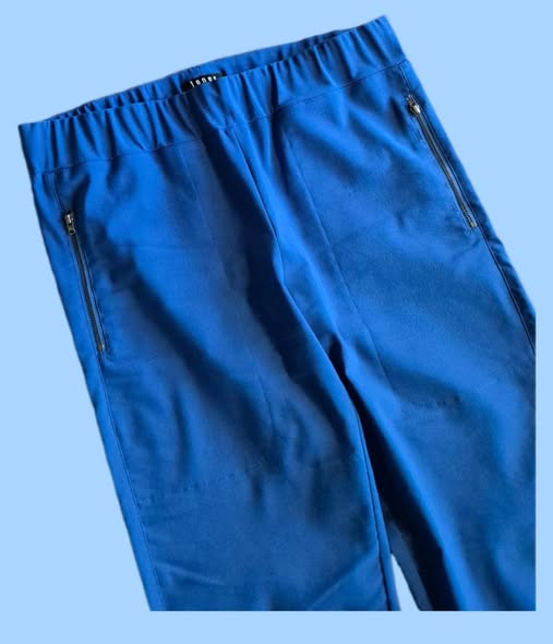 Hose " Jones " Größe 38 in Royalblau elastischer Bund 71% Baumwolle – Bild 2