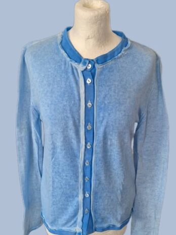 Cardigan “ Better Rich “ Größe 36 in Hellblau 80% Baumwolle