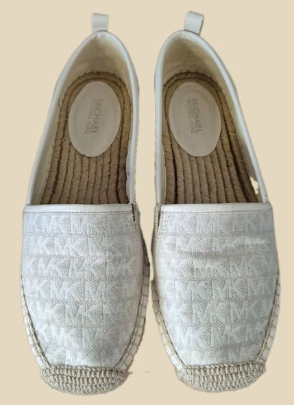 Espadrilles " Michael Kors " Größe 38 in Beige/Logoprint – Bild 2