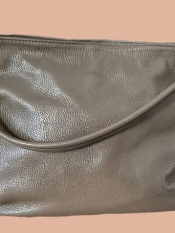 Tasche “ Borse in Pelle “ in Schlamm/Leder Breite ca 34cm Höhe ca 29cm