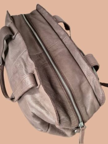 Tasche “ David Jones “ in Schlamm/Leder Breite ca 53cm Höhe ca 29cm