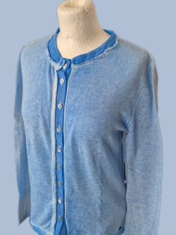 Cardigan “ Better Rich “ Größe 36 in Hellblau 80% Baumwolle