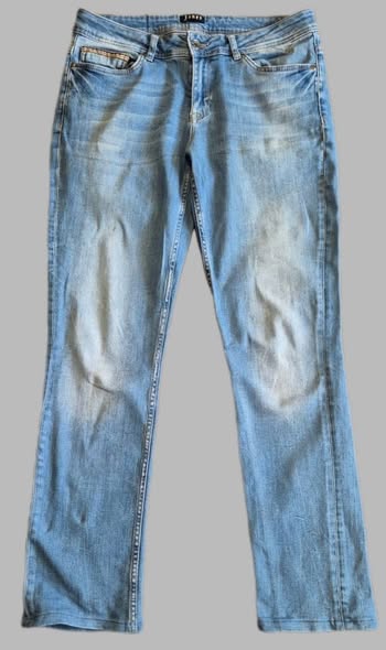 Jeans " Jones " Größe 38 in Hellblau 98% Baumwolle