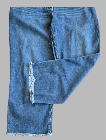Jeansculotte " Madeleine " Größe 36 in Blau 98% Baumwolle – Bild 2