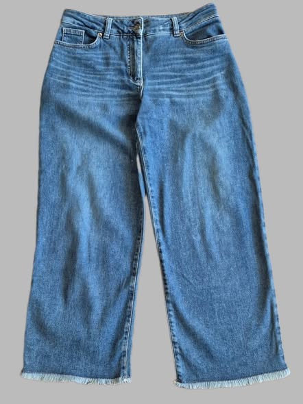 Jeansculotte " Madeleine " Größe 36 in Blau 98% Baumwolle