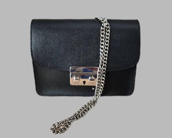 Tasche " Marina Galanti " in Schwarz/Leder Breite ca 21cm Höhe ca 16cm – Bild 2