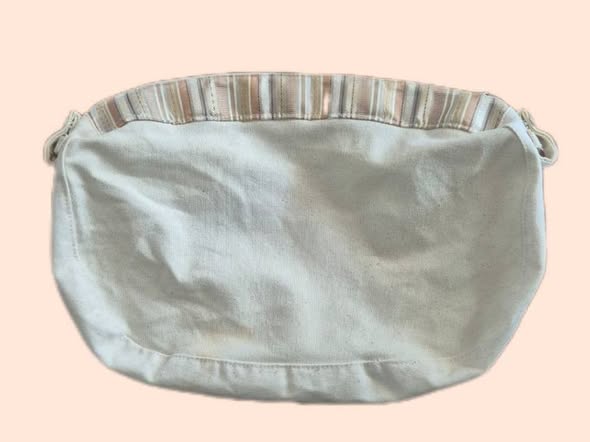 Tasche " O Bag " in Beige/Offwhite Breite ca 41cm Höhe ca 32cm – Bild 2