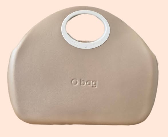 Tasche " O Bag " in Beige/Offwhite Breite ca 41cm Höhe ca 32cm
