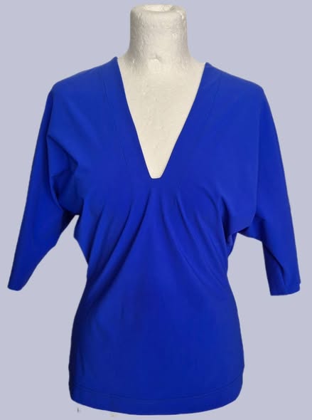 Shirt " Schella Kann 2 " Größe 36/38 in Royalblau