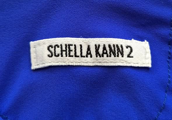 Shirt " Schella Kann 2 " Größe 36/38 in Royalblau – Bild 2