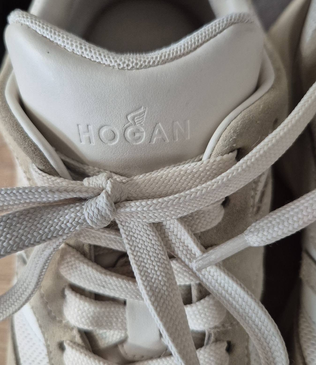 Sneakers " Hogan " Größe 38 in Beige/Camel Leder – Bild 2