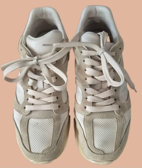 Sneakers " Hogan " Größe 38 in Beige/Camel Leder