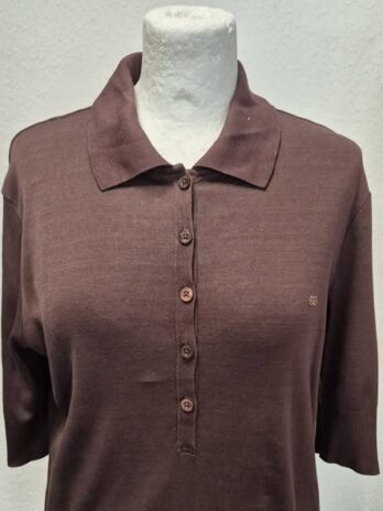 Poloshirt “ Escada Sport “ Größe 38 in Schokobraun 100% Baumwolle