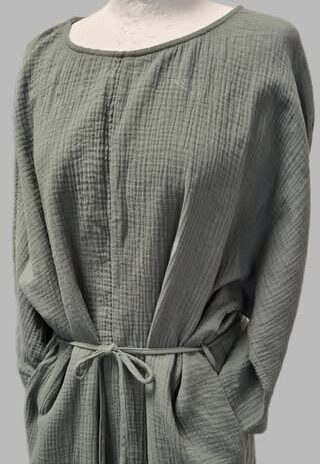 Kleid “ JC-Sophie “ Größe 38/40 in Olivgrün 100% Baumwolle