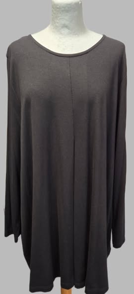 Shirt " Zaida " Größe 46 in Schwarz Viscose