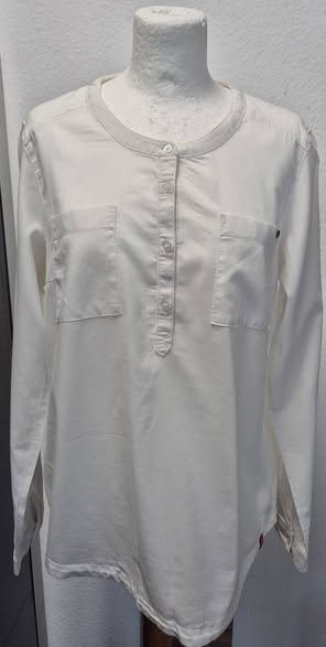 Bluse " EDC " Größe 38 in Weiß Baumwolle