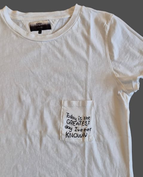 Shirt " Jones " Größe 40 in Weiß/Schwarz/Print 100% Baumwolle – Bild 2