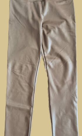 Hose “ Made in Italy “ Größe 38 in Hellbraun/Kunstleder elastischer Bund