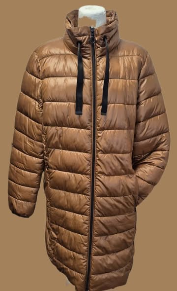Steppmantel " Esprit " Größe 40 in Cognac