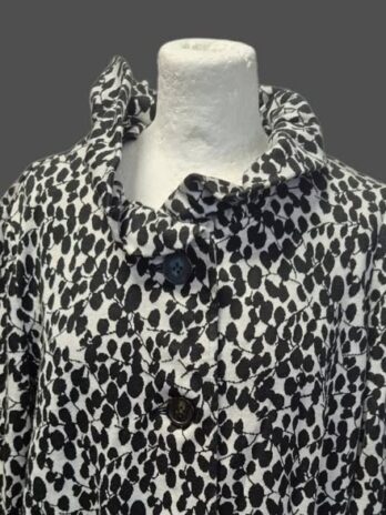Strickblazer “ Joseph Ribkoff “ Größe 38 in Schwarz/Weiß gemustert