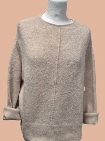 Pulli “ Closed “ Größe 38 in Beige 52% Alpaka 8% Wolle