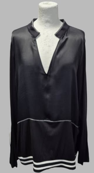 Shirt " Jones " Größe 46 in Schwarz 95% Viscose