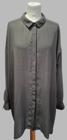 Bluse " COS " Größe 44 in Anthrazitgrau Viscose